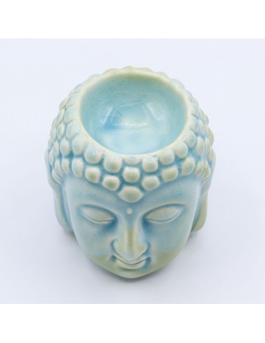 Brûle-parfum Bouddha – Bleu zen