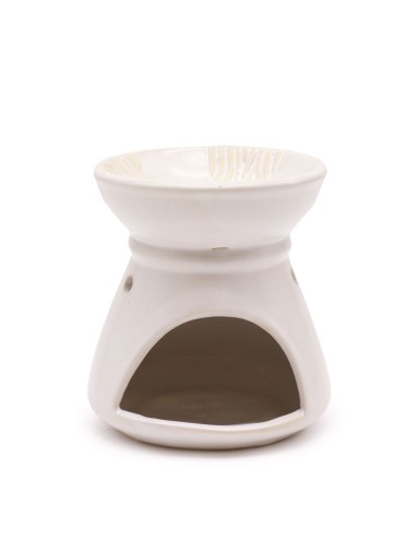 Brûle-parfum naturel grand format – Ivoire zen