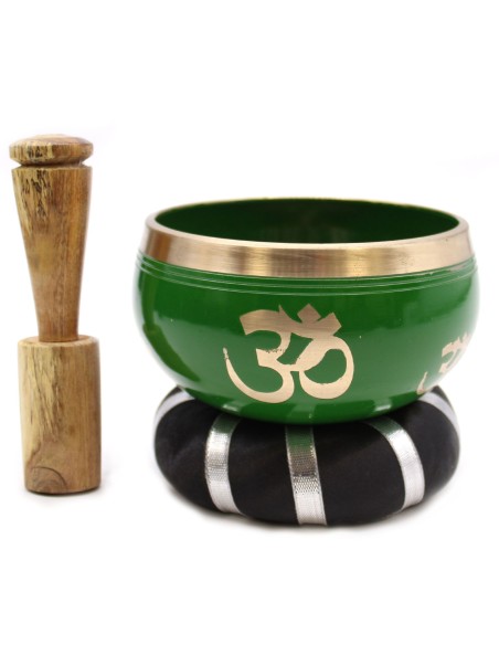 Set de bol tibétain – Arbre de Vie vert