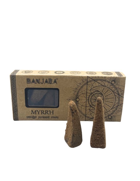 Cônes pyramidaux Banjara Smudge - Myrrhe