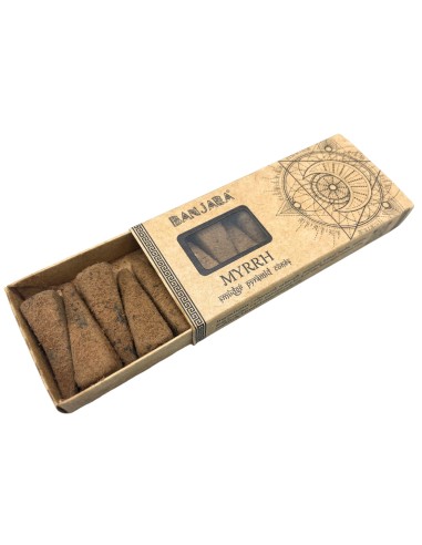 Cônes pyramidaux Banjara Smudge - Myrrhe
