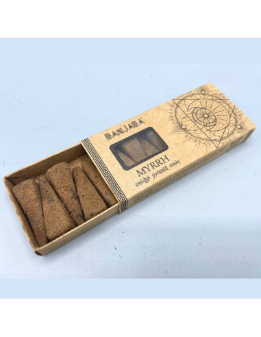 Cônes pyramidaux Banjara Smudge - Myrrhe