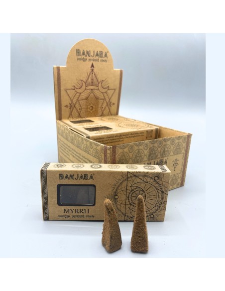 Cônes pyramidaux Banjara Smudge - Myrrhe
