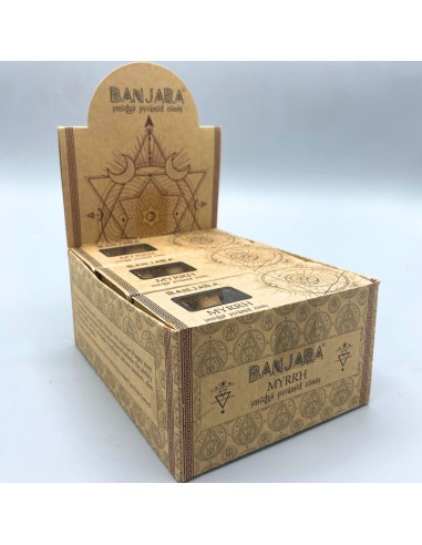 Cônes pyramidaux Banjara Smudge - Myrrhe