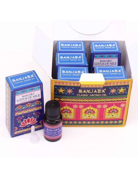 Huile parfumée d’Inde Banjara – Lotus du Nil