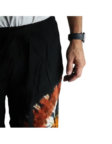Pantalon d’intérieur style japonais – Chocolat & orange (L)