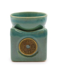 Grand Brûle-parfum Chance – Monnaie porte-bonheur jade