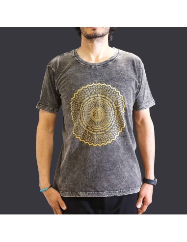 T-shirt Nomad Sari Medium - Mandala - Gris foncé