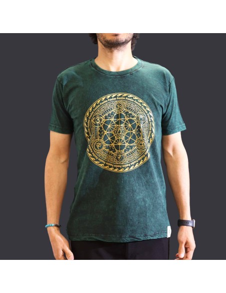 T-shirt moyen Nomad Sari - Chakra - Vert