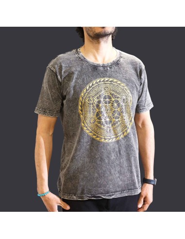 T-shirt Sari Nomade Medium - Chakra - Gris foncé