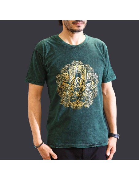 T-shirt Nomad Sari Medium - Hamsa - Vert