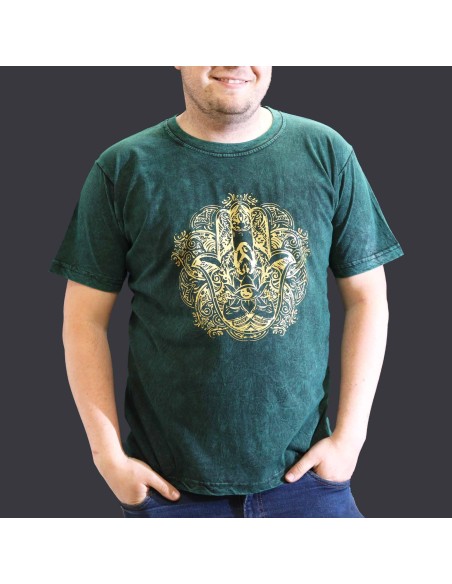 T-shirt Nomad Sari Extra Large - Hamsa - Vert