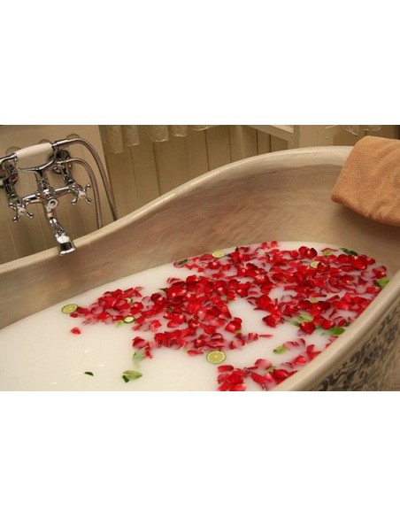 Ensemble de 9 fleurs de savon - roses lavande