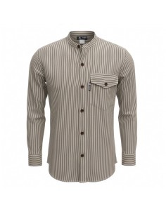 Chemise Nomad Sari Grandad - Gris pierre - XL