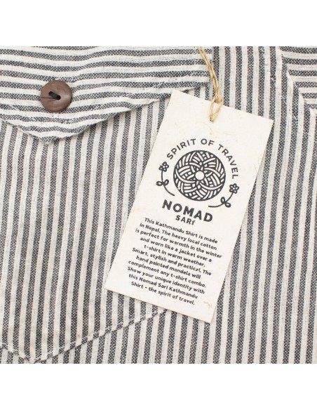 Chemise Nomad Sari Grandad - Gris pierre - XL