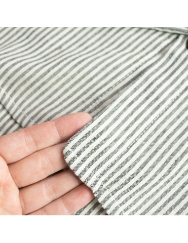Chemise Grand-père Sari Nomade - Gris pierre - Large
