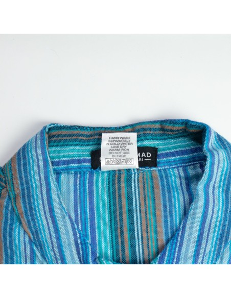 Chemise Nomad Sari Grandad - Turquoise - XL