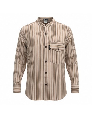 Chemise Nomad Sari Grandfather - Marron beige - XL