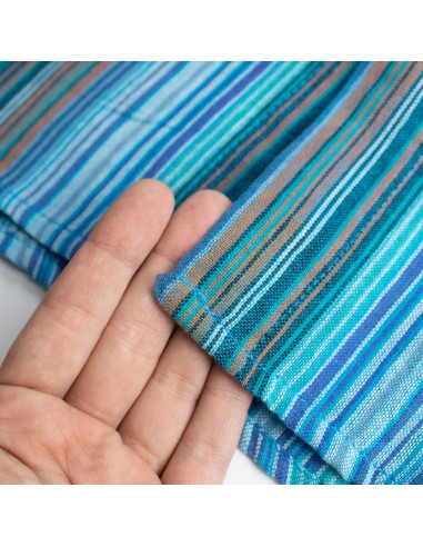 Chemise Nomad Sari Grandfather - Turquoise - Large