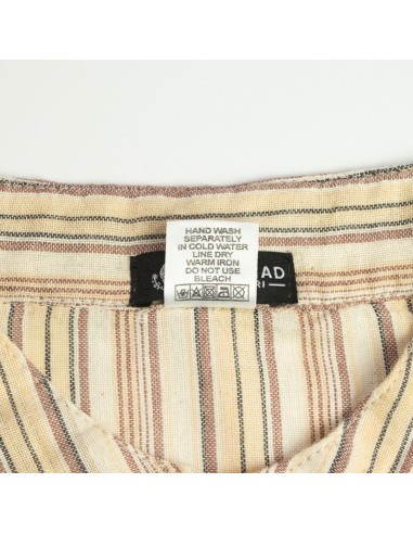 Chemise Grand-père Nomad Sari - Marron beige - Moyenne