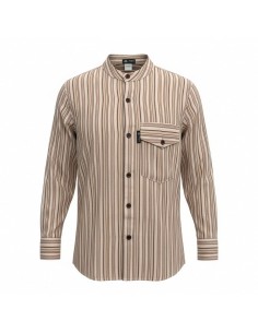 Chemise Nomad Sari Grandad - Marron Beige - Grande