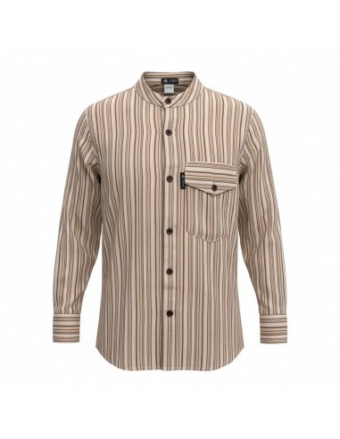 Chemise Nomad Sari Grandad - Marron Beige - Grande