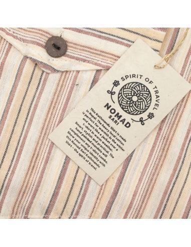 Chemise Nomad Sari Grandad - Marron Beige - Grande