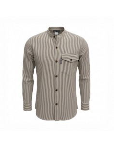 Chemise Nomad Sari Grandad - Pierre grise - Moyenne