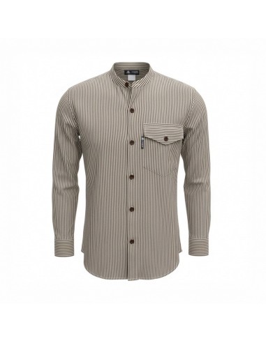 Chemise Nomad Sari Grandad - Pierre grise - Moyenne