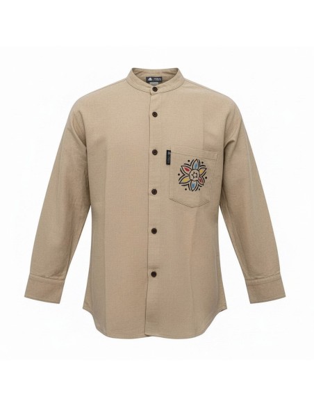 Chemise Nomad Sari Kathmandou - Pierre - Moyenne