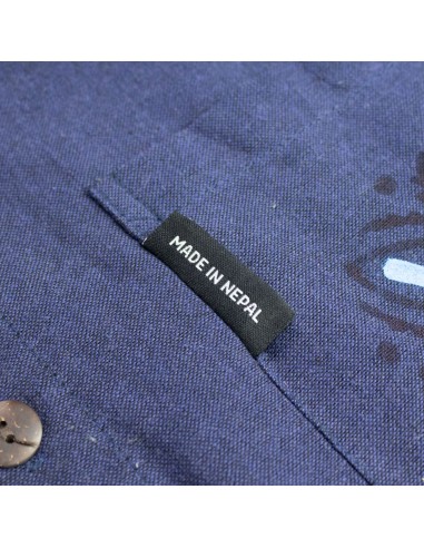 Chemise Nomad Sari Kathmandou - Indigo - XL