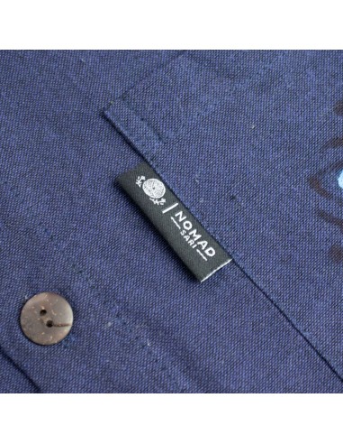 Chemise Nomad Sari Kathmandou - Indigo - Moyenne
