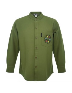 Chemise Nomad Sari Kathmandou - Vert forêt - XXL