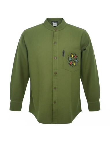 Chemise Nomad Sari Kathmandou - Vert forêt - XXL