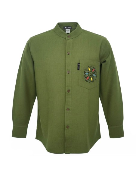 Chemise Nomad Sari Kathmandou - Vert forêt - XXL