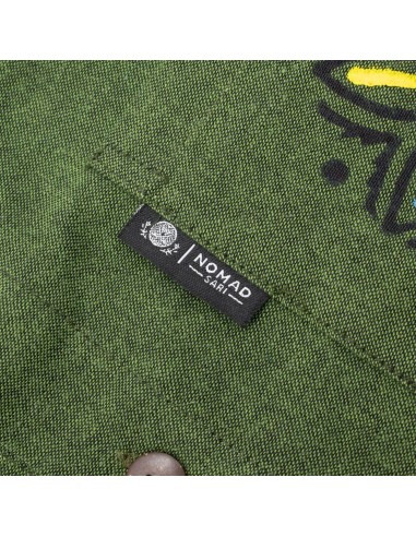 Chemise Nomad Sari Kathmandu - Vert forêt - Large