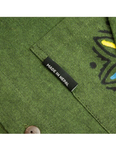 Chemise Nomad Sari Kathmandu - Vert forêt - Large