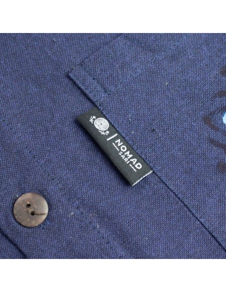 Chemise Nomad Sari Kathmandou - Indigo - XXL
