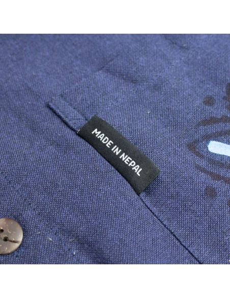 Chemise Nomad Sari Kathmandou - Indigo - XXL