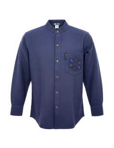 Chemise Nomad Sari Kathmandou - Indigo - XXL