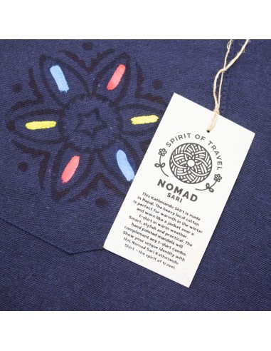 Chemise Nomad Sari Kathmandou - Indigo - XXL