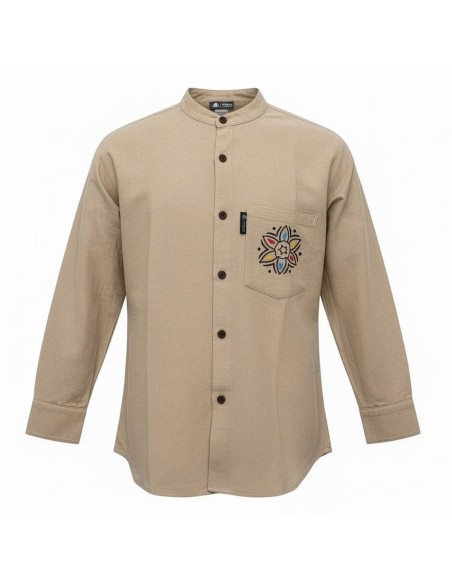 Chemise Nomad Sari Kathmandou - Pierre - Grande