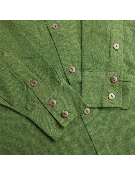 Chemise Nomad Sari Kathmandou - Vert forêt - Moyen