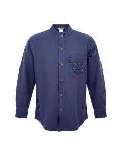 Chemise Nomad Sari Kathmandou - Indigo - Large
