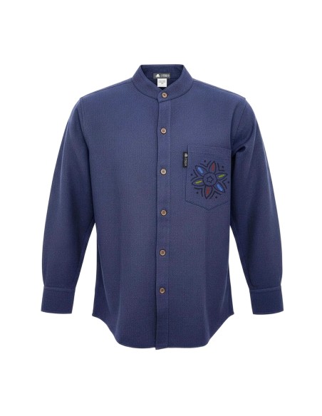 Chemise Nomad Sari Kathmandou - Indigo - Large