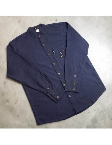 Chemise Nomad Sari Kathmandou - Indigo - Large