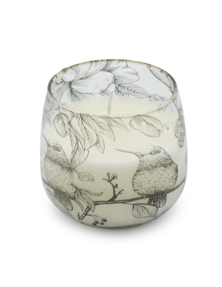 Bougies en pot en verre de taille moyenne - Tirées à la flamme