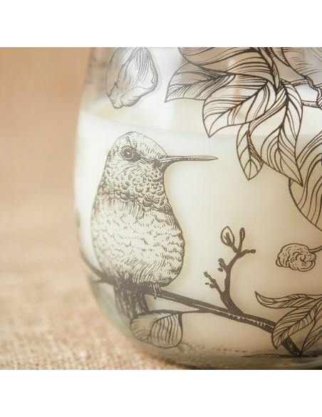 Bougies en pot en verre de taille moyenne - Tirées à la flamme