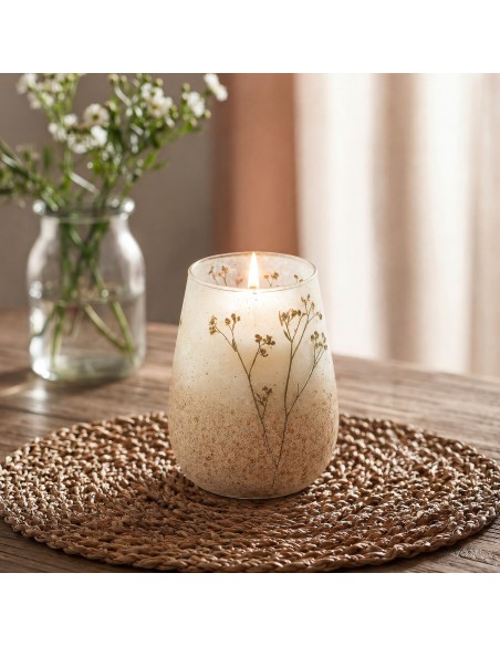 Bougies en pot en verre hautes - Wildlight Woods