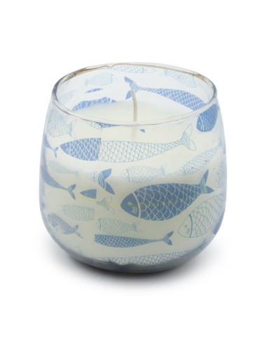Bougies en pot en verre moyen - Seabreeze